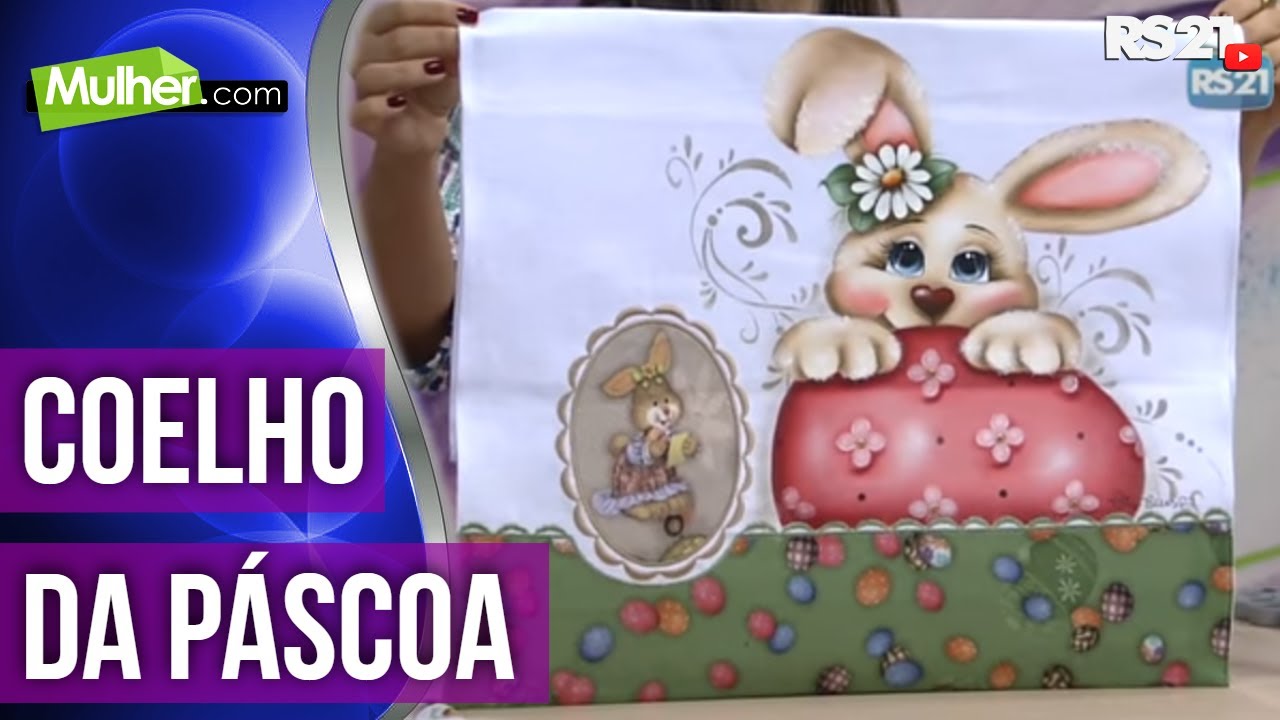 Aprenda a fazer pintura de coelho da páscoa | 22/03/2017 | Mulher.com | @RedeSeculo21