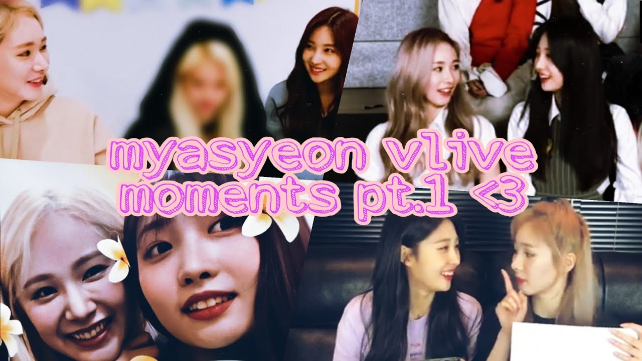 Mia and Sihyeon vlive moments compilation