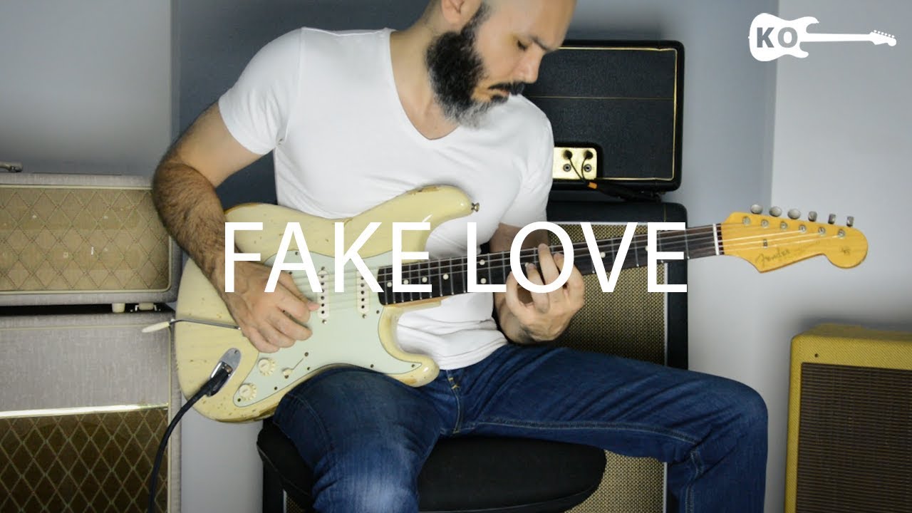 BTS  - Fake Love - Electric Guitar Cover by Kfir Ochaion