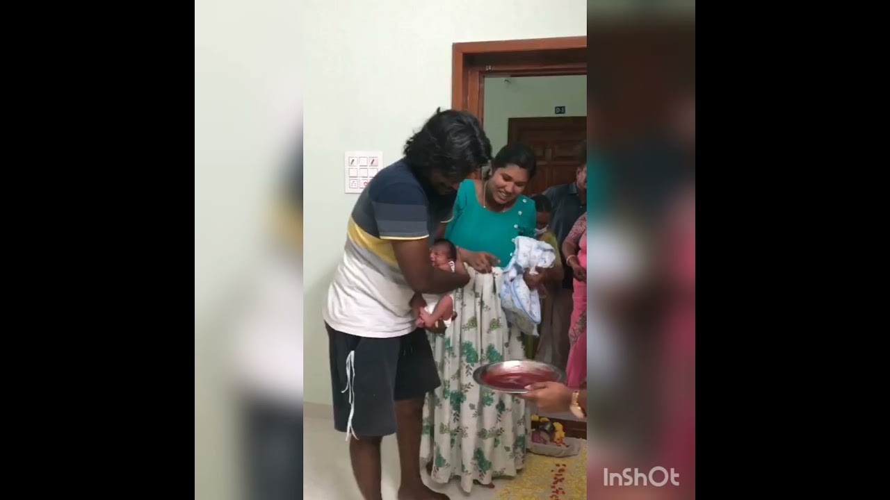 My baby welcoming home by her chithi😍🤗/ RM views / baby girl maanvi 🥰