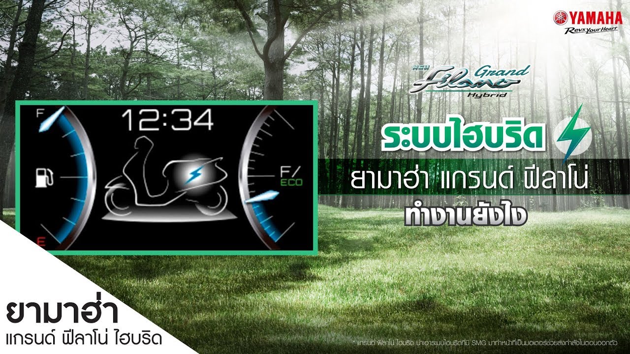 [Yamaha Guru] : ระบบไฮบริดของ Grand Filano Hybrid ทำงานยังไง ?