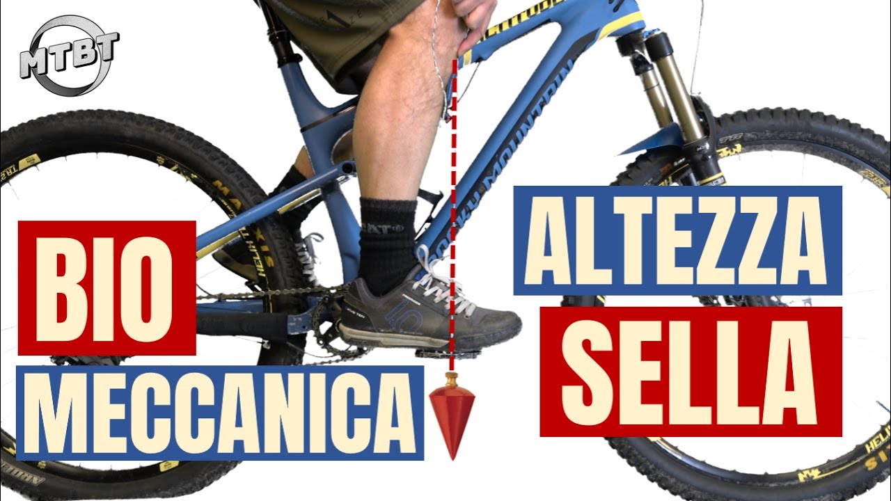 Altezza arretramento sella bici e principi di base di Biomeccanica | MTBT