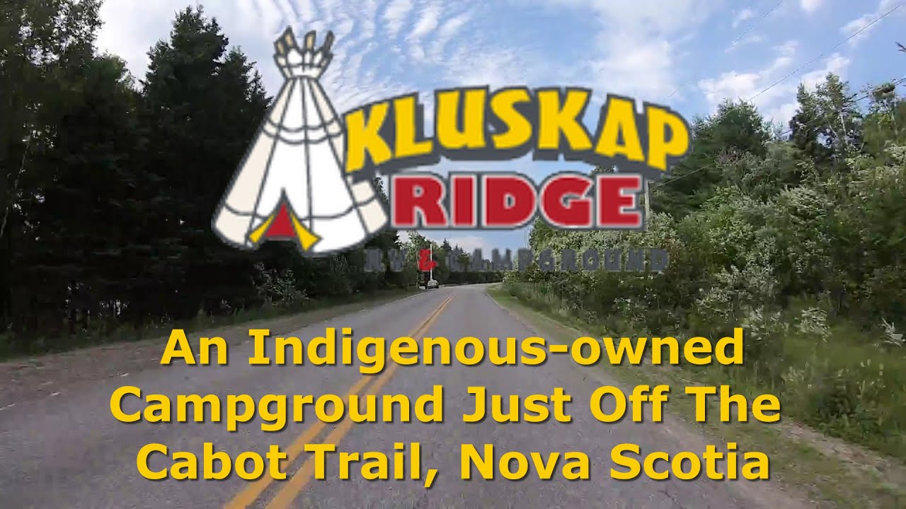 Kluskap Ridge. A Cabot Trail Campground Nova Scotia Canada