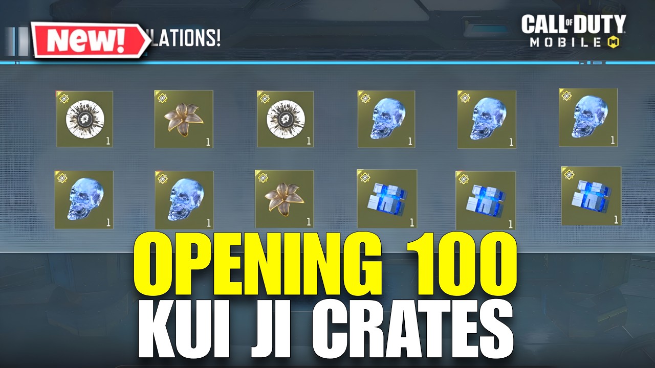 Opening 100 Kui-Ji Loot Crates in DMZ | Worth the Grind?