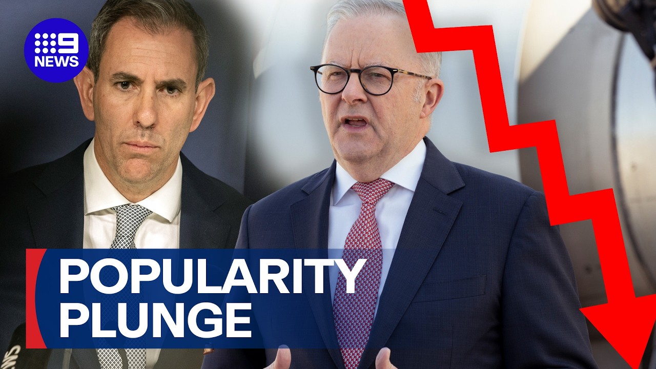 New polling shows mounting pressure on Albanese Government | 9 News Australia