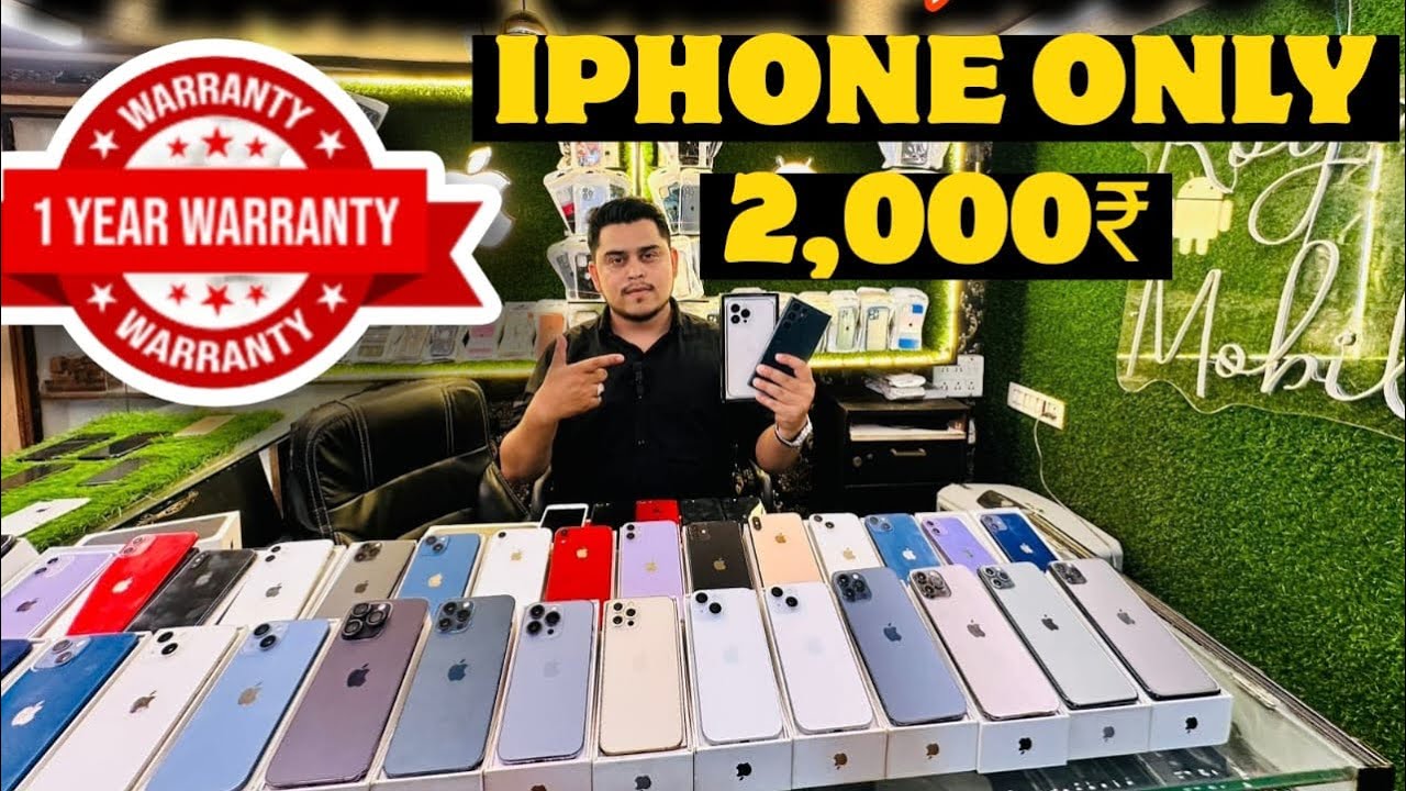 Second hand mobile market in hyderabad | IPHONE ONLY 2,000₹🔥😱| Royal Mobiles | AppleRehan|