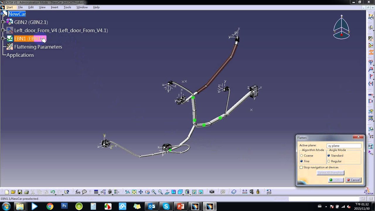 2 Fine algorithm modeStraighten , Bend