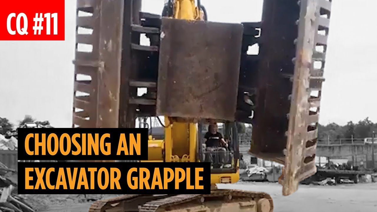 Choosing the Right Excavator Grapple   Hydraulic vs Mechanical, Weight, Specs, and Much More