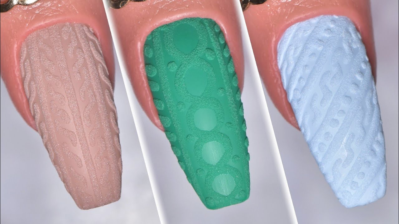Sweater Nails Tutorial | How To Do Sweater Nails Easy