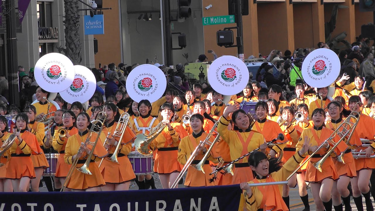 2025 Rose Parade / Madison AVE / Kyoto Tachibana SHS Band