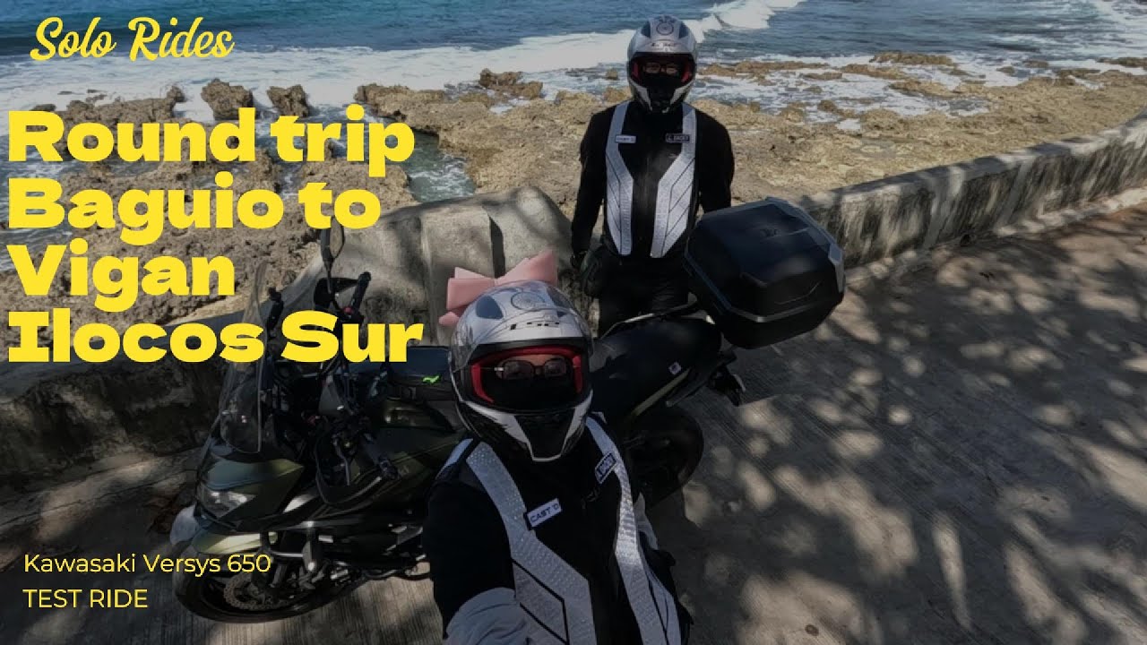 Baguio to Vigan Ride on Our Versys 650 | Quick Stop at SM La Union 🏍️✨