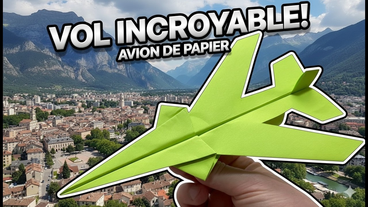 Comment Faire un Avion en Papier Ultra Longue Portée | Le Modèle qui Vole le Plus Loin