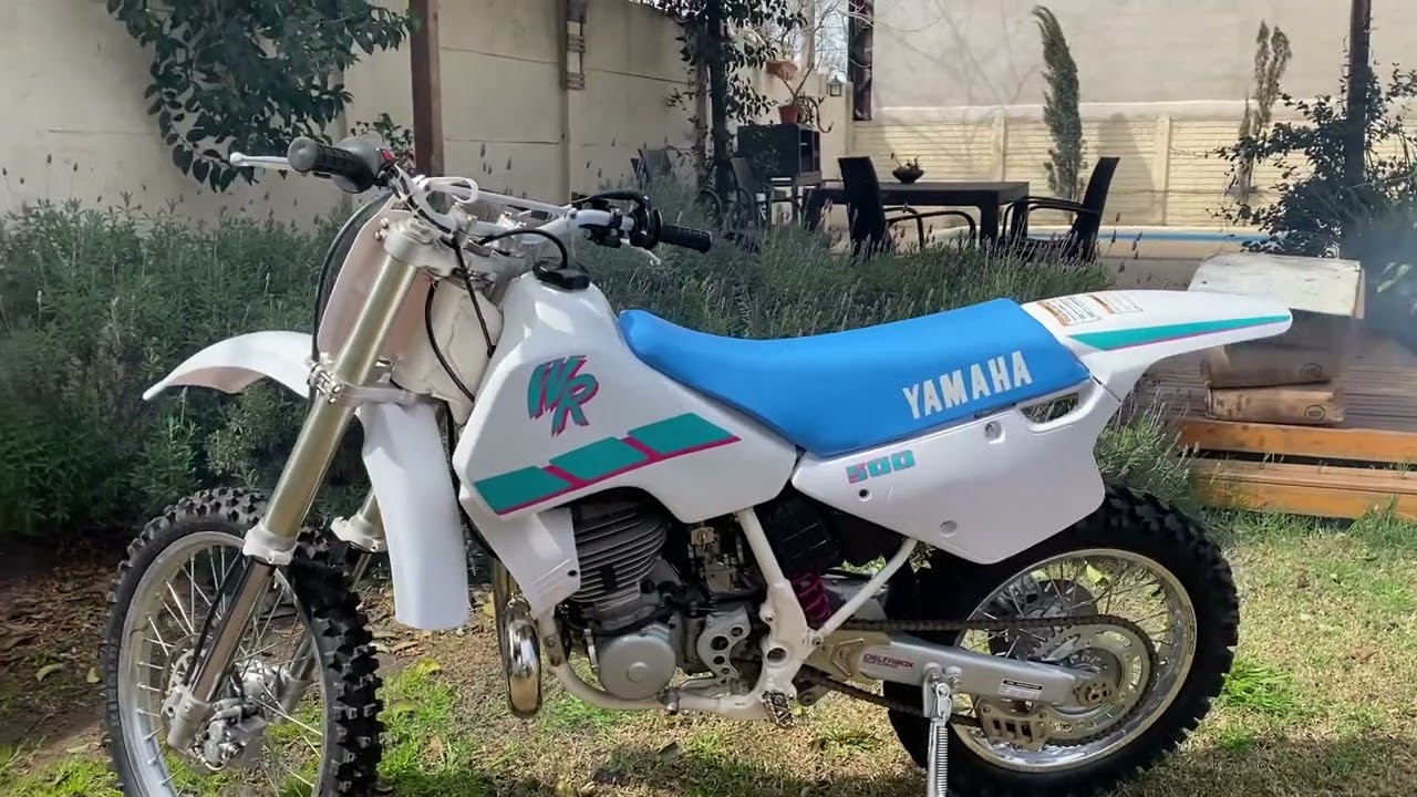 WR500 Yamaha Startup Cold Start Walk Around
