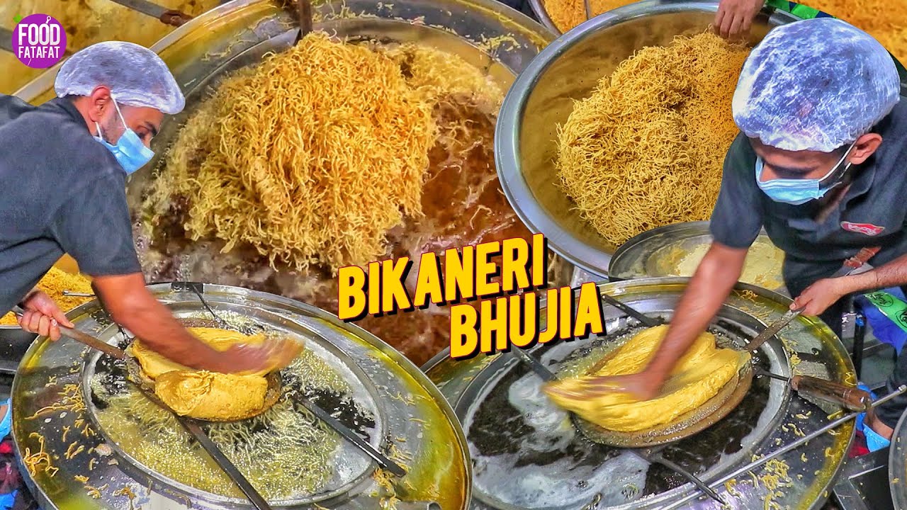Factory Making Of Bikaneri Bhujia  इस तरह बनाए जाते हैं सबके पसंदीदा बीकानेरी भुजिआ | Food Factory
