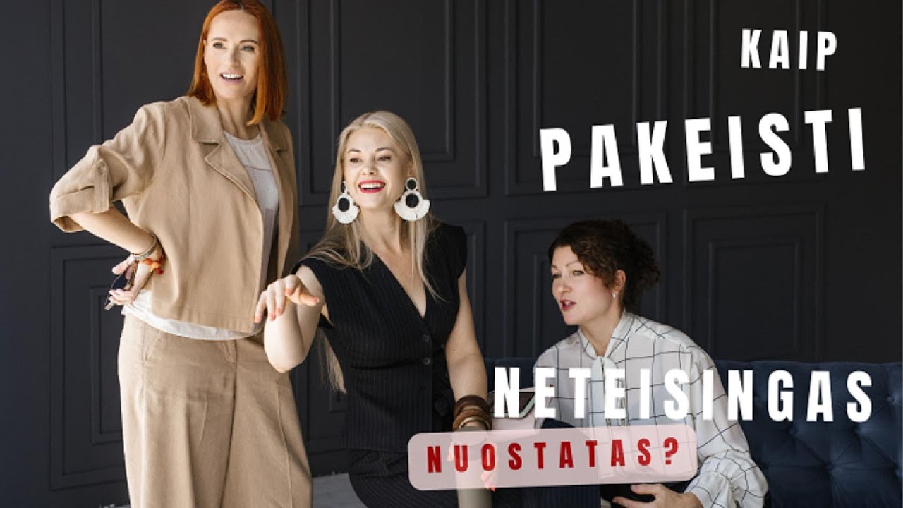 Kaip pakeisti neteisingas nuostatas?