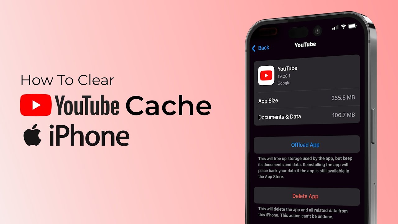 Как очистить кэш YouTube на iPhone?