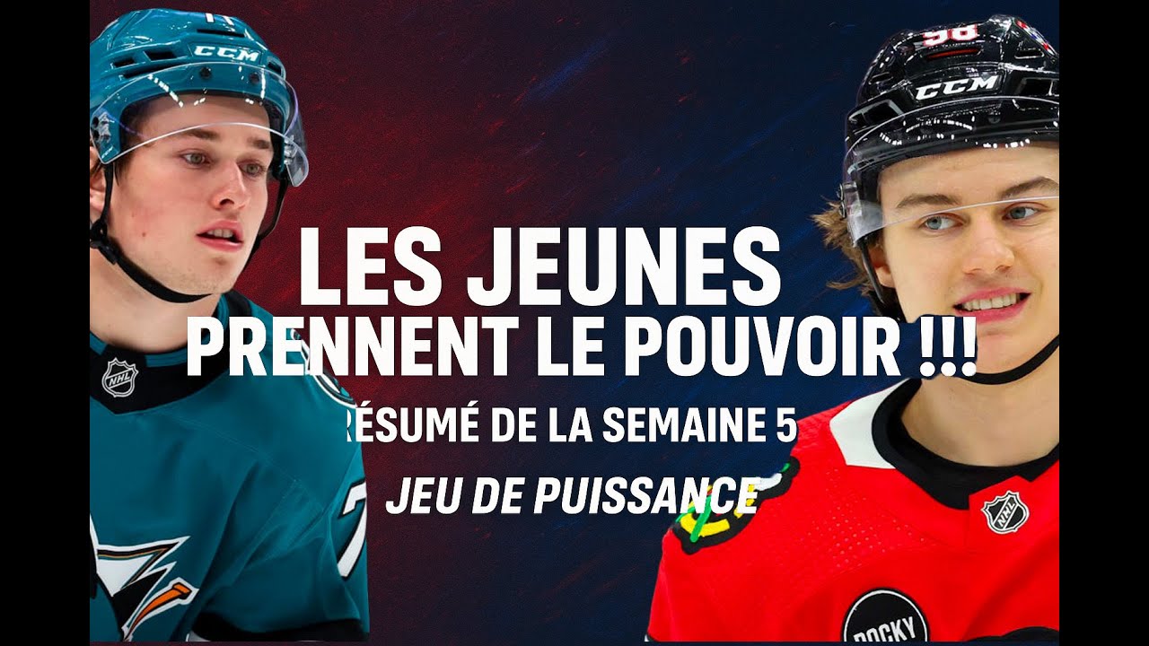 5eme semaine dans la NHL : Les jeunes prennent le pouvoir !!!