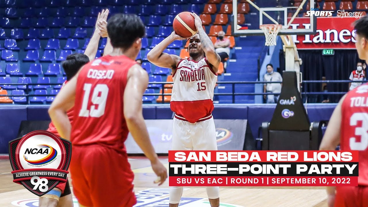 NCAA Season 98 | San Beda's Three-Point Party vs EAC | Men's Basketball Round 1