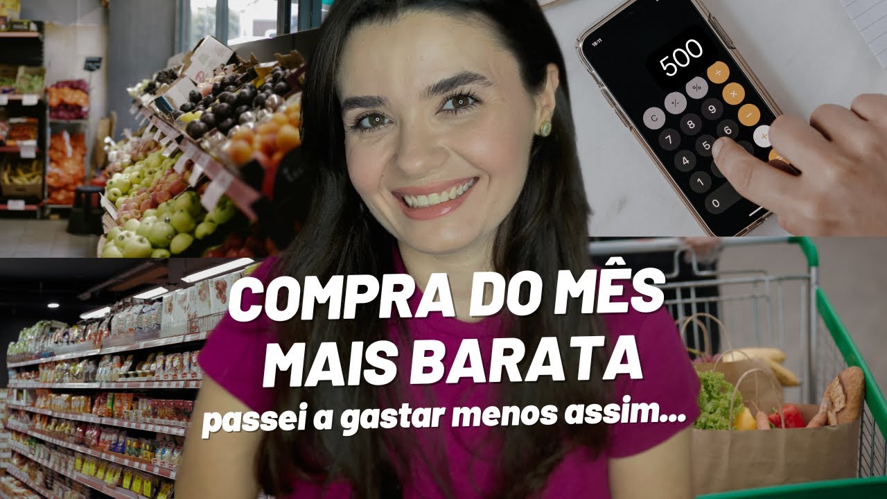 Passei a GASTAR MENOS NO MERCADO fazendo isso... (dicas simples para ECONOMIZAR NO SUPERMERCADO)