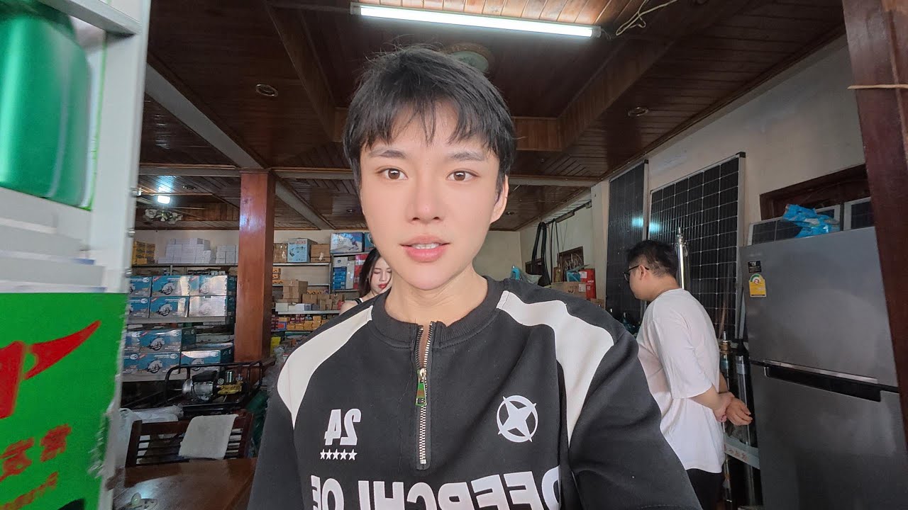 在东南亚老挝新买的房子安装一个国产增压泵需要多少钱？ #老挝生活 #老挝建房 #老挝