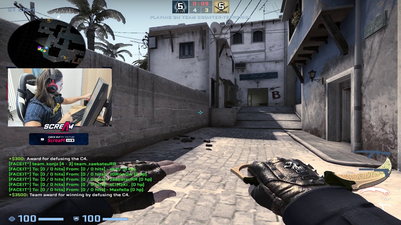 SCREAM plays Faceit on MIRAGE / 25.09.2019