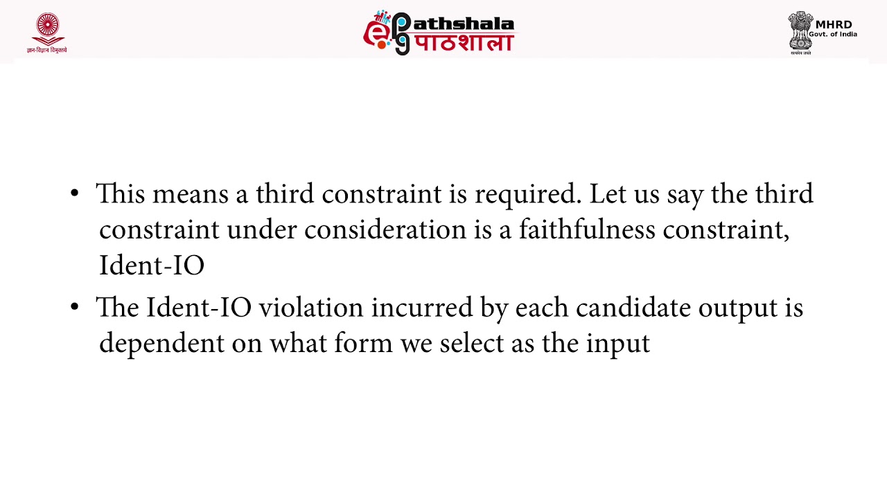 Optimality Theory 3