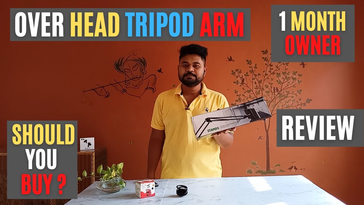 OVER-HEAD TRIPOD FOR UNBOXING SHOT | #techniczilla