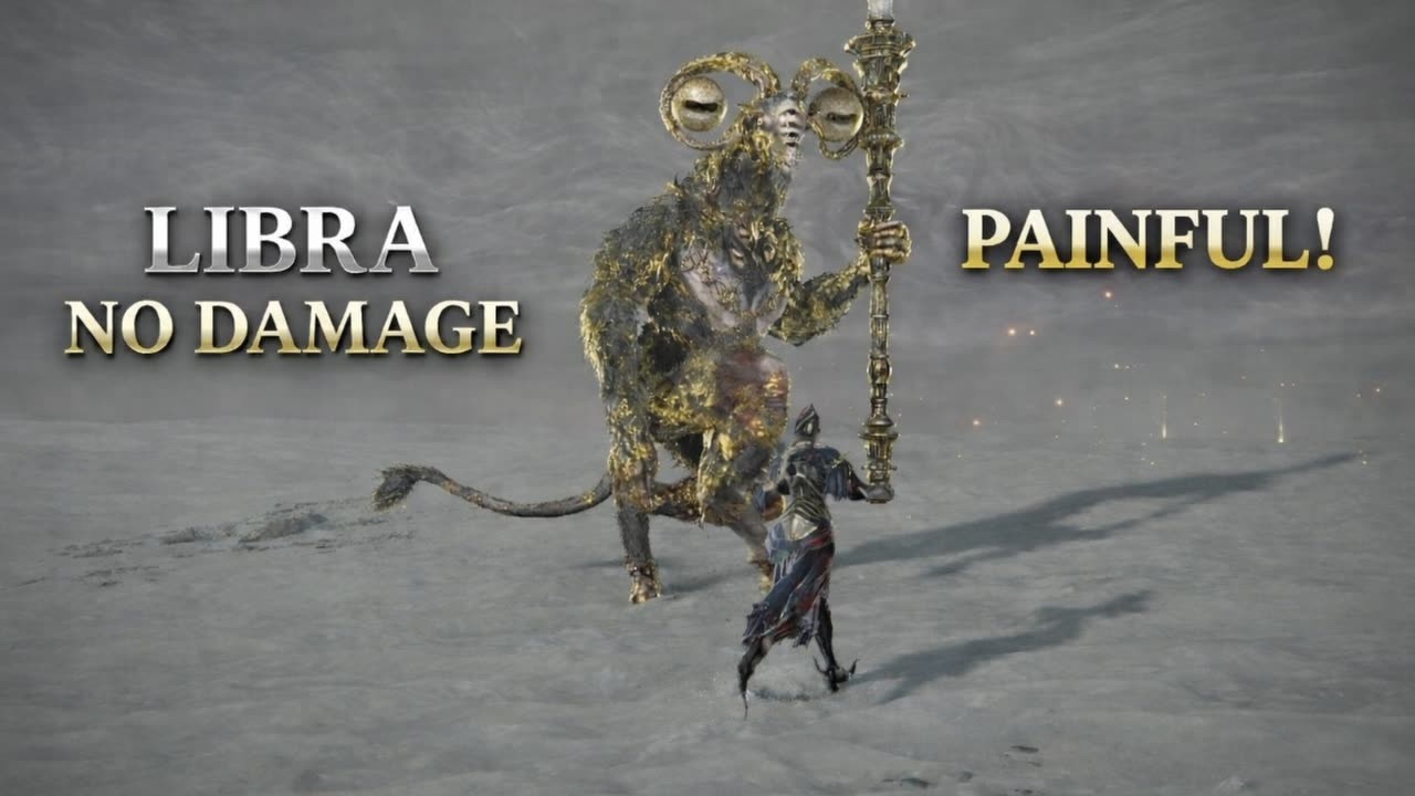 Elden Ring Nightrein - Libra, Creature of Night No Damage Boss Fight