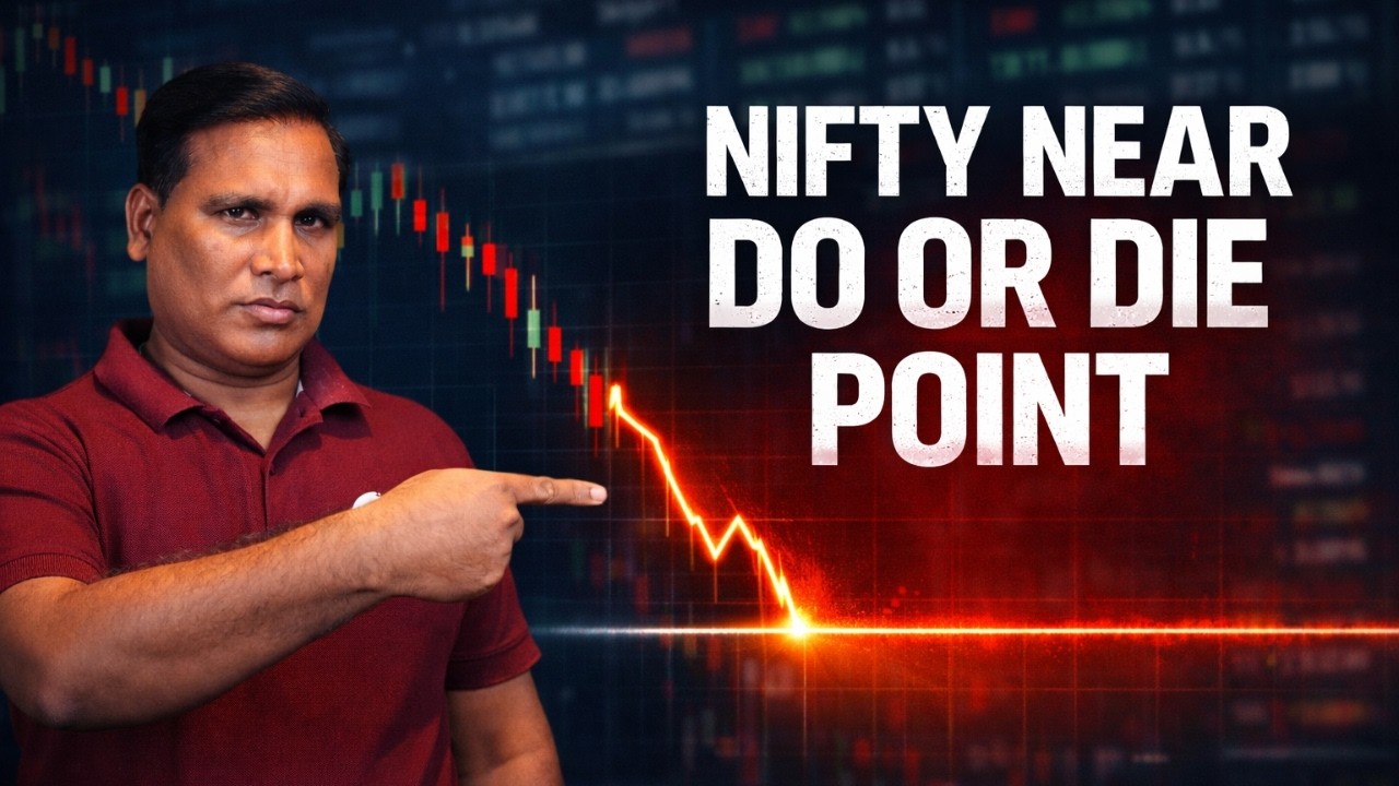 NIFTY At Crucial Level | Do or Die Point Explained | Next Big Move Loading?