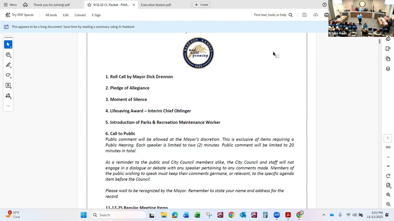11-12-25 City Council Meeting