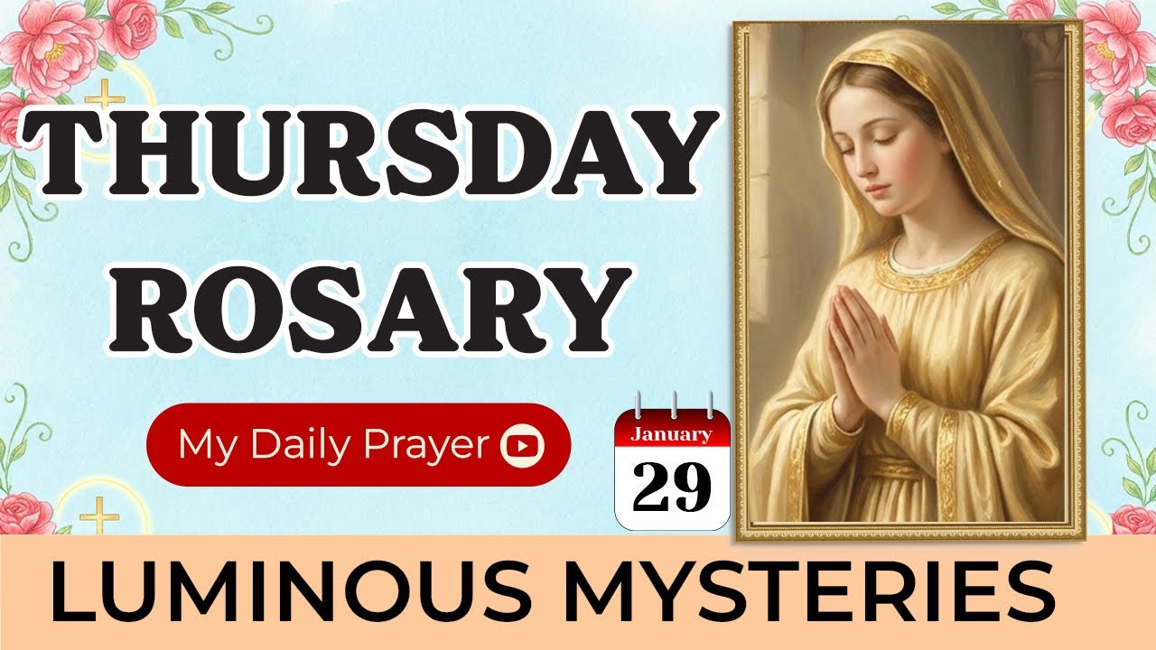 TODAY HOLY ROSARY: LUMINOUS  MYSTERIES💙ROSARY THURSDAY🌹JANUARY 29, 2026 | IN GOD'S HANDS