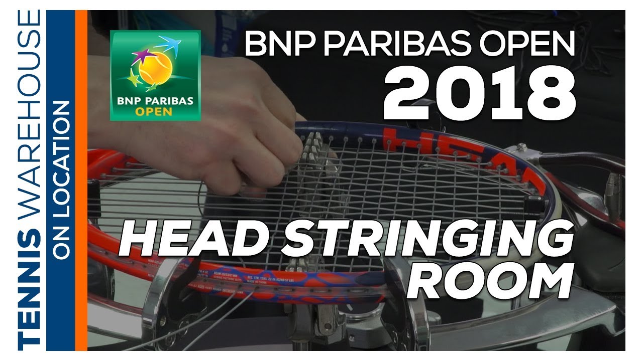 BNP Paribas Open 2018: Behind the scenes Head Stringing Room