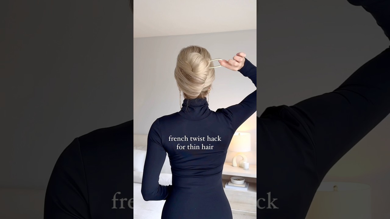 French Twist Tutorial with a French Pin 