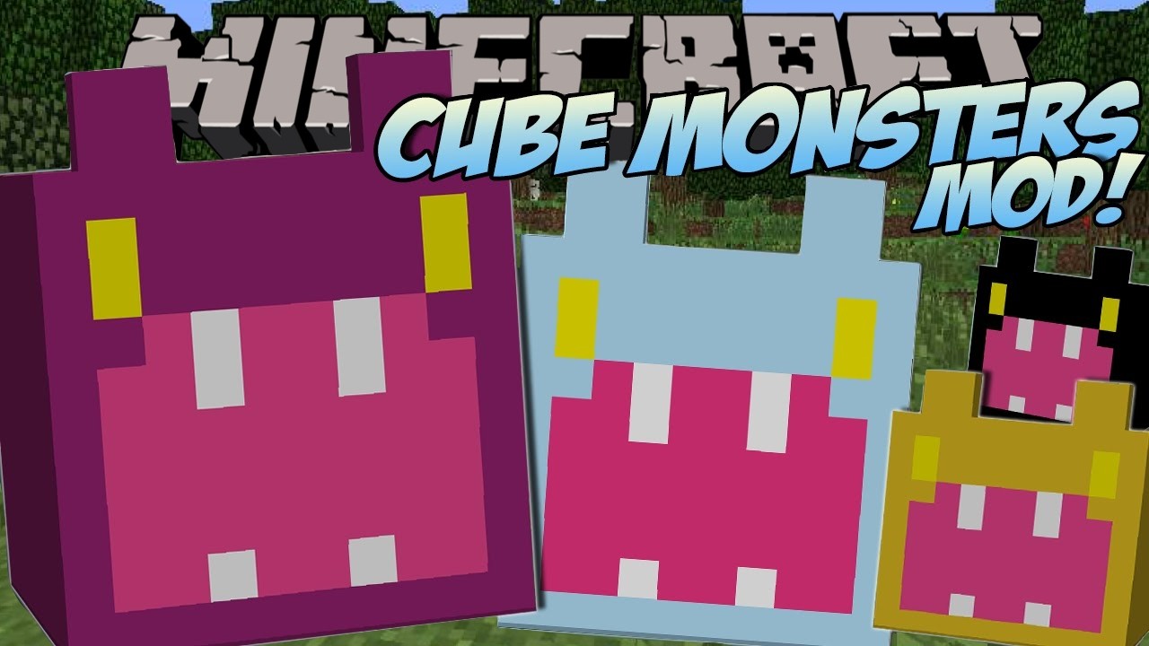 Minecraft | CUBE MONSTERS MOD! (Tiny Cubes of EVIL!) | Cube Elementals Mod Showcase 1.7.10