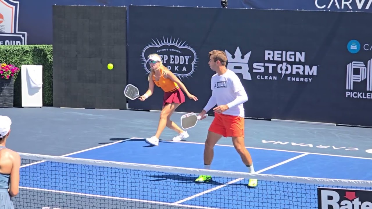 Learn from Pros in slow motion world no 1s  Ben Johns and Anna Leigh waters