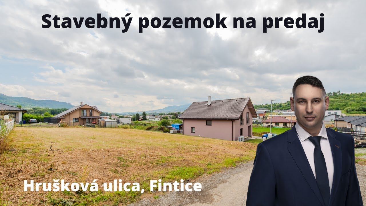 PREDANÉ: Stavebný pozemok na predaj, Hrušková ulica, obec Fintice