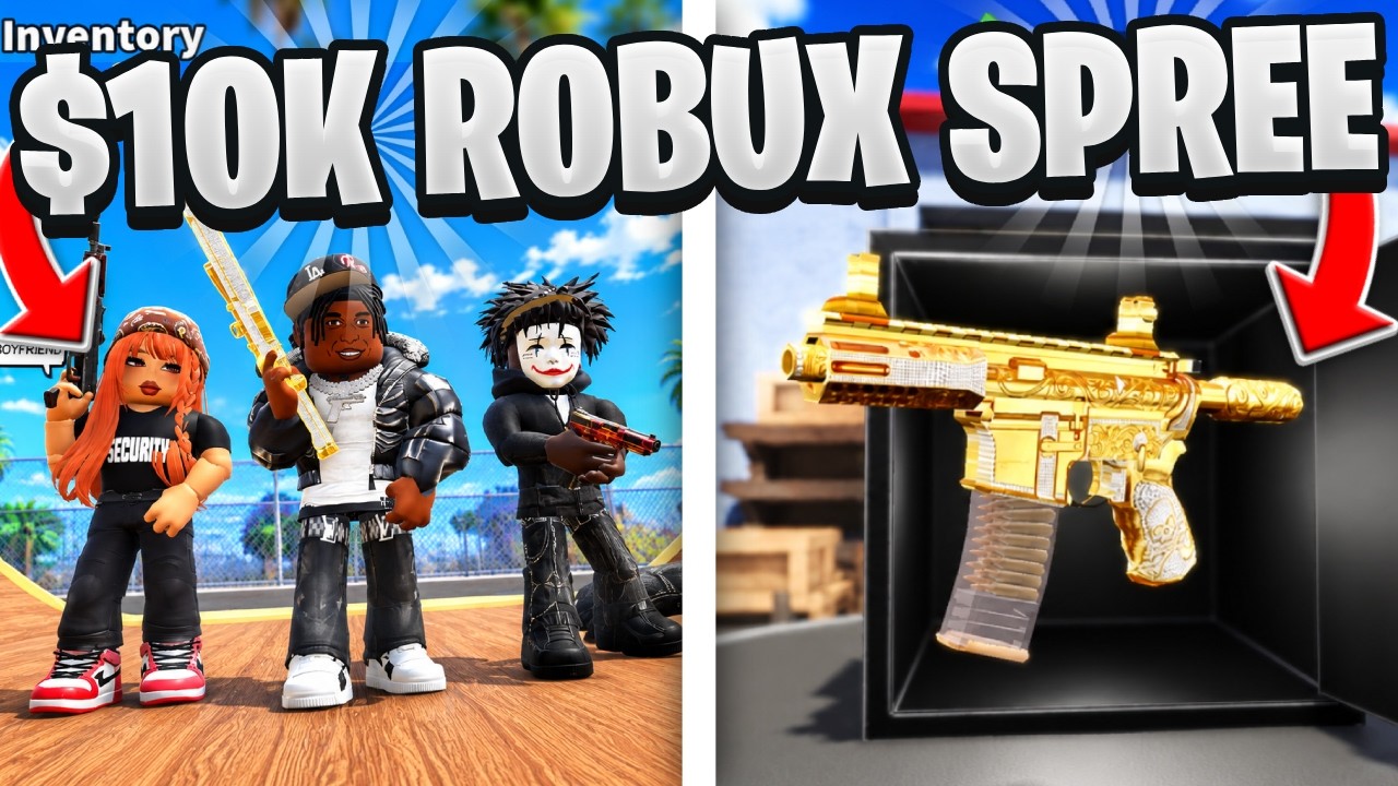 Я ПОТРАТИЛ 10 000 ROBUX, ЧТОБЫ ПОЛУЧИТЬ ЛУЧШИЙ СНАРЯЖ В HOOD RIVALS