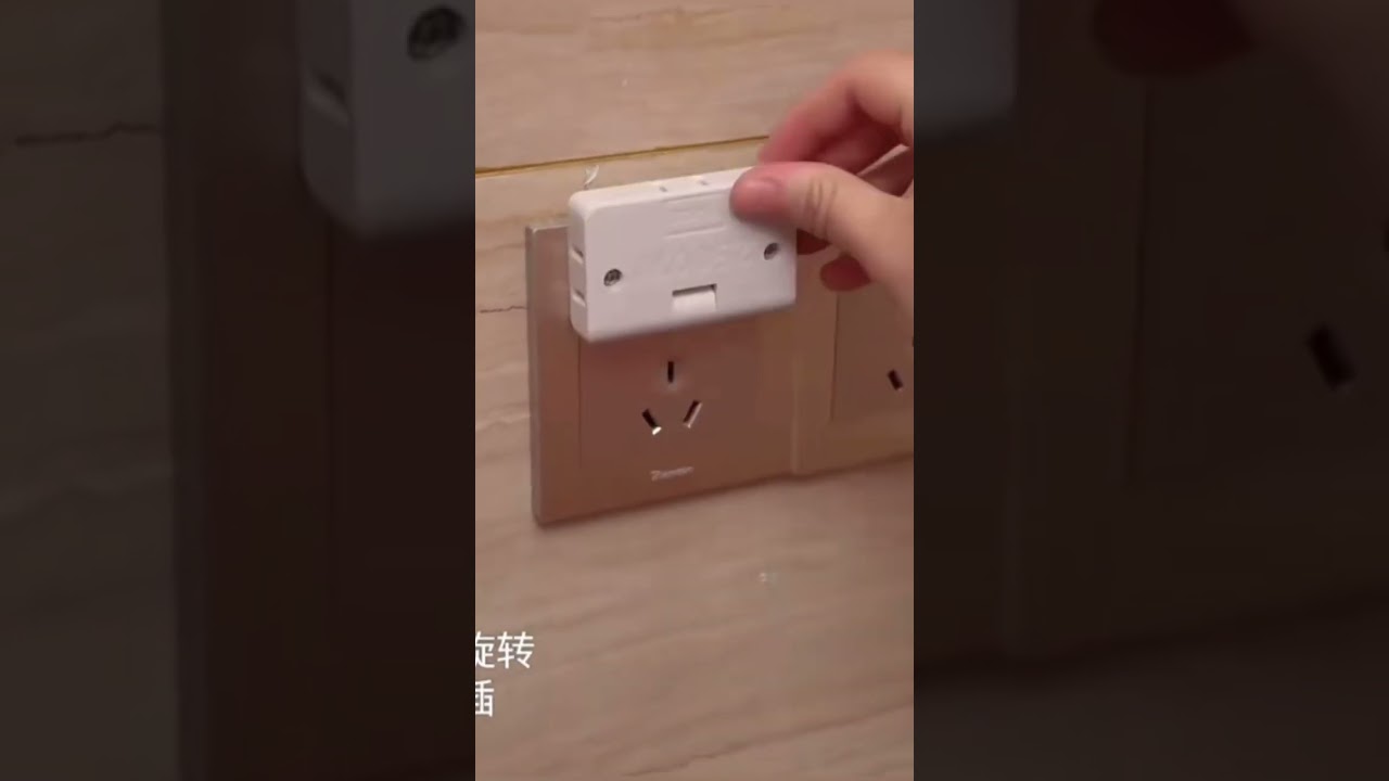 Creative genuine minimalist rotatable socket converter/ 3 in 1 plug #3in1  #youtubeshorts #shorts