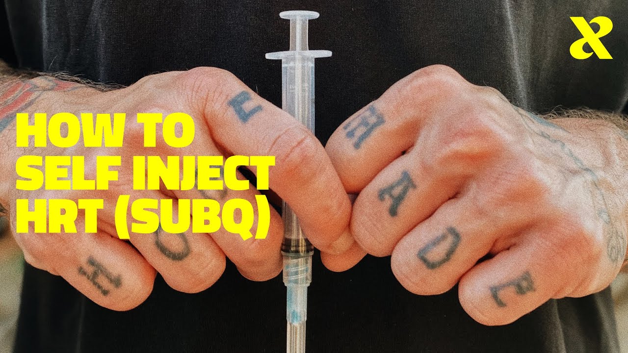 How to Self Inject Subcutaneous Gender Affirming Hormone Therapy