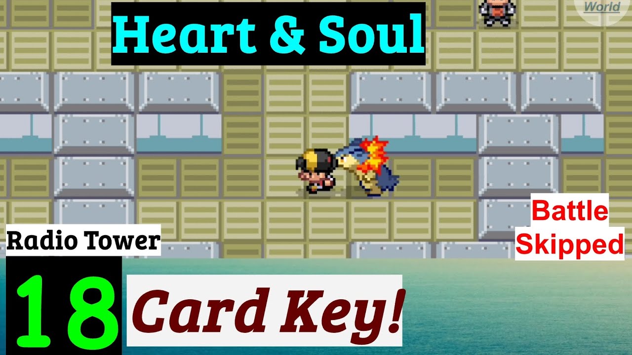 Pokemon Heart & Soul Part 18 Card Key Of Radio Tower | GBA Rom Hack