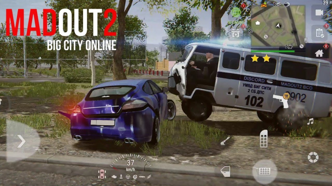 I have tried new game. Mad out 2 : Grand Auto Racing Big City Online.