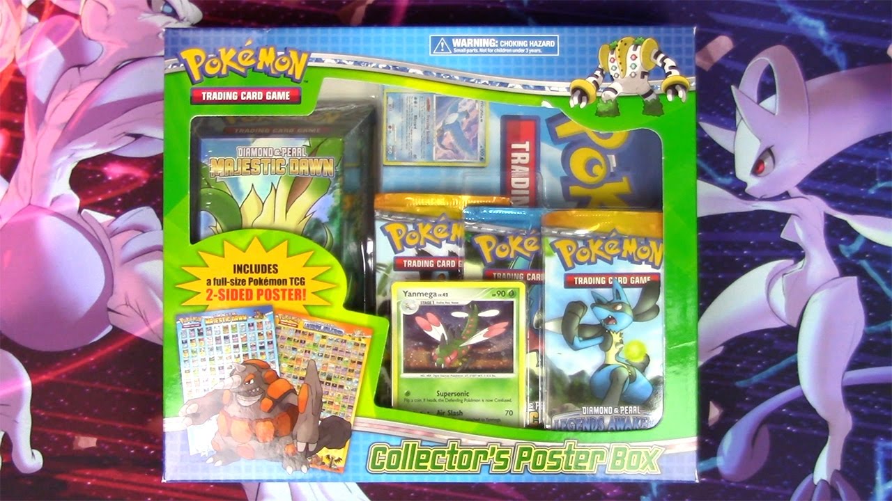 Pokemon Diamond & Pearl Collector's Poster Box Opening! Pokemon Card Throwback #10