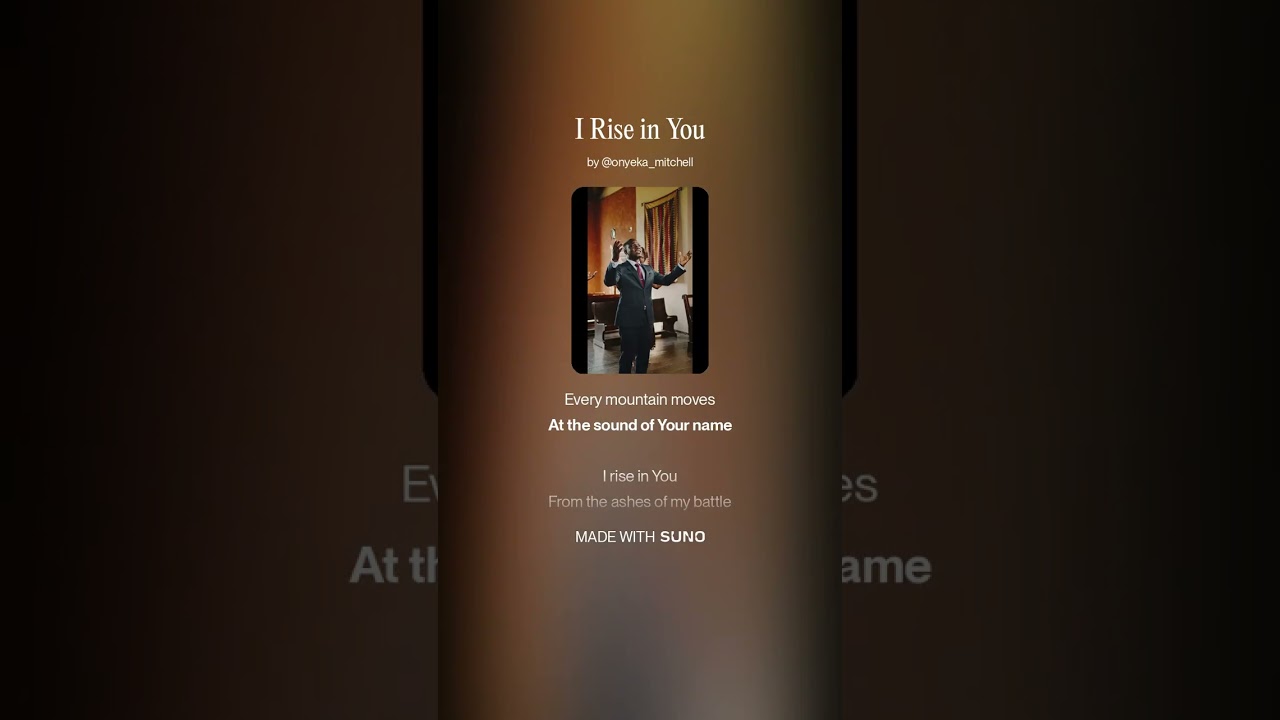 I Rise in You