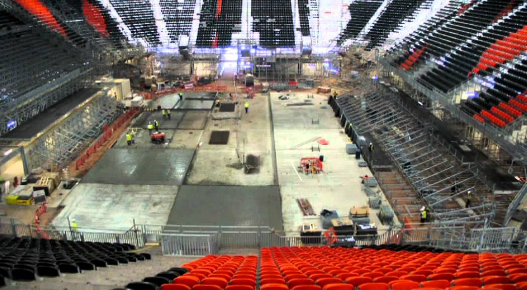 London 2012 Olympic Basketball Arena Timelapse