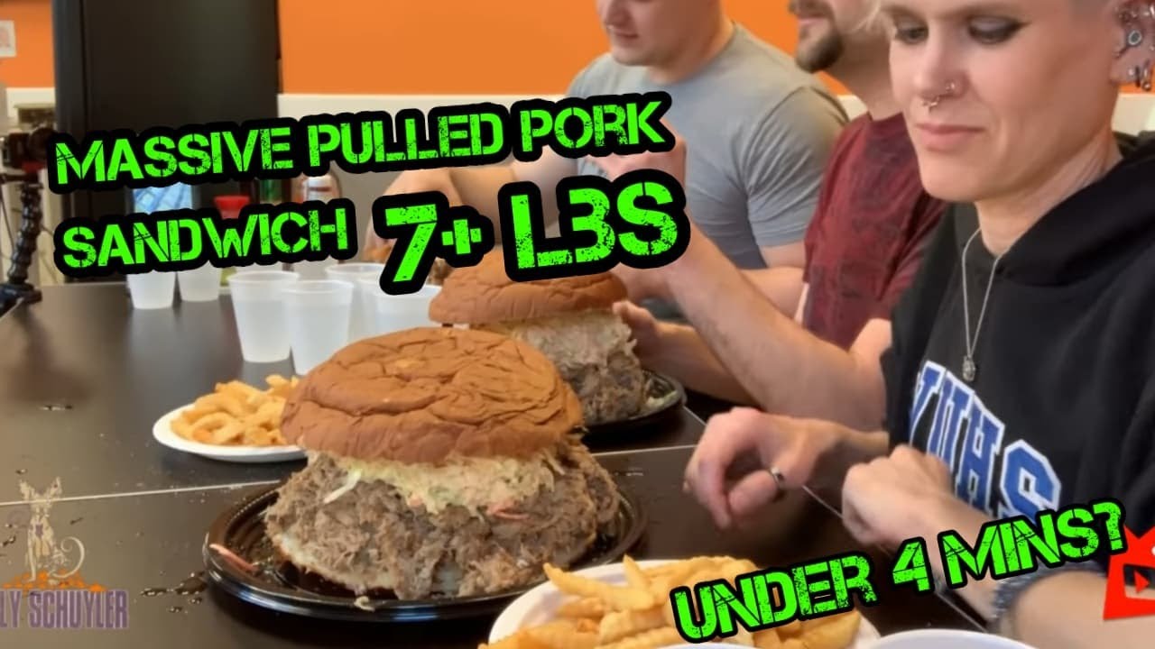 7 lb -3.175 KG PORK MOUNTAIN SANDWICH | JESSE PYNN&Ouml;NEN | KILLER KENNEDY | DEFEATED | WORLD RECORD