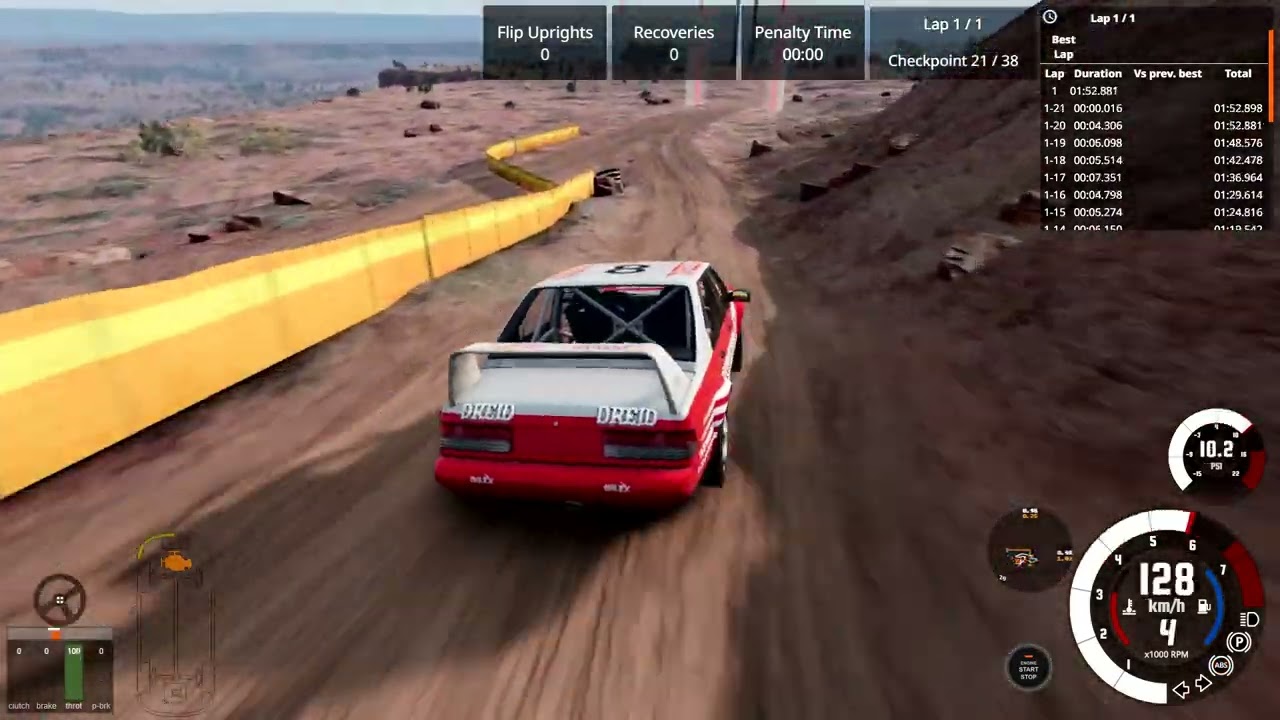 BeamNG | Downhill Rally - 3:36.787