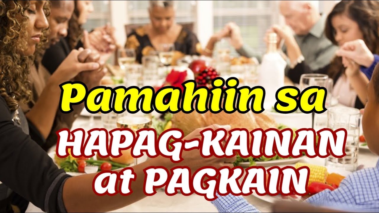 MGA PAMAHIIN SA DINING TABLE O HAPAG-KAINAN AT MGA DAPAT IWASAN KAPAG IKAW AY KUMAKAIN SA MESA