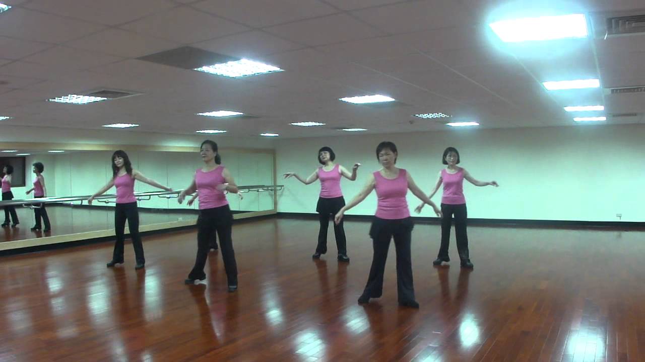 Dancing In The Dark 暮色中漫舞8-2教學示範 line dance