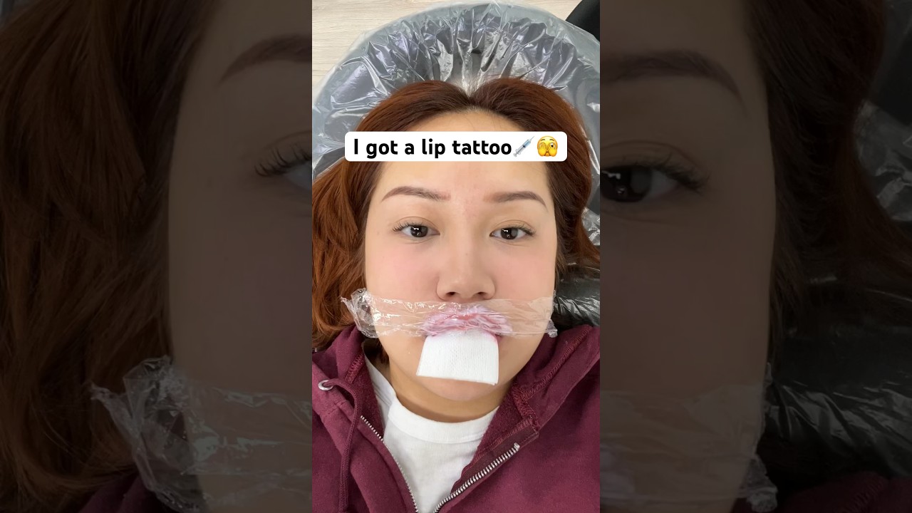 Я СДЕЛАЛА ТАТУИРОВКУ ГУБ💉🫣&hellip; вот как это было‼️#татуировкагуб #румянецгуб #татуировкагуб #румянецгуб
