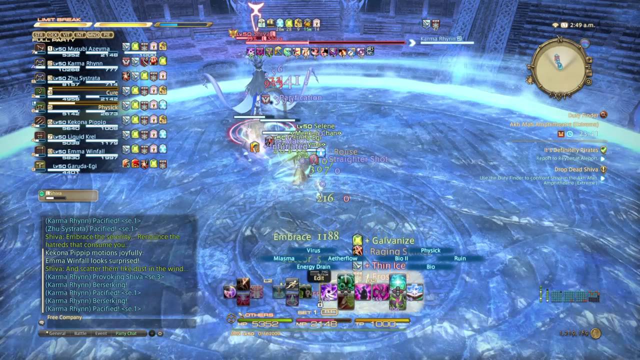 FINAL FANTASY XIV:ARR - Shiva Extreme Clear (SMN PoV)